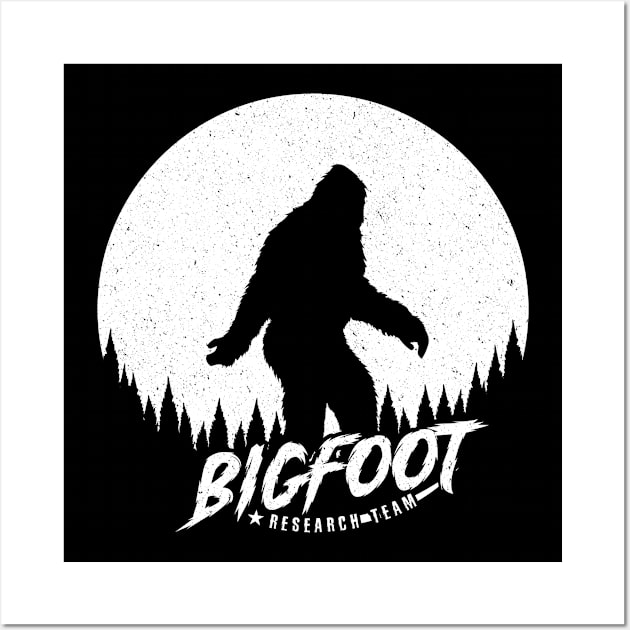 Bigfoot Research Team Wall Art by Tesszero